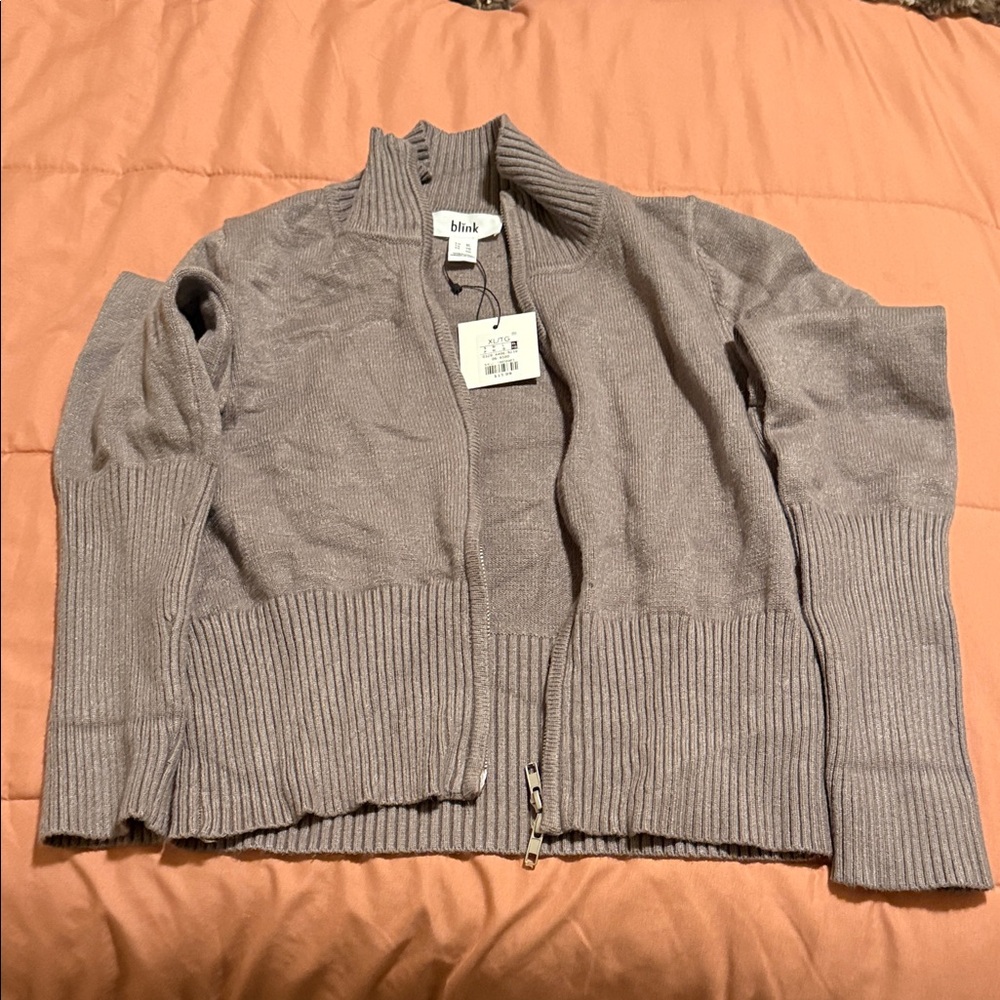 Blink Women's Grey‎ Cardigan Sweater